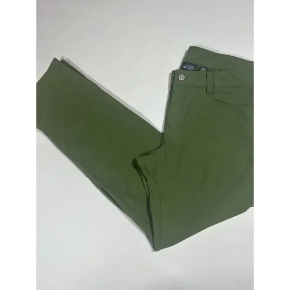 Eastern Mountain Sports Pants women's Skinny Legs Green Stretch Nylon Size 6s - Picture 4 of 6